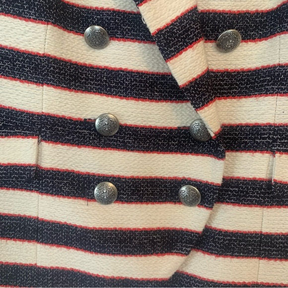 Striped double breasted blazer - Picture 11 of 14